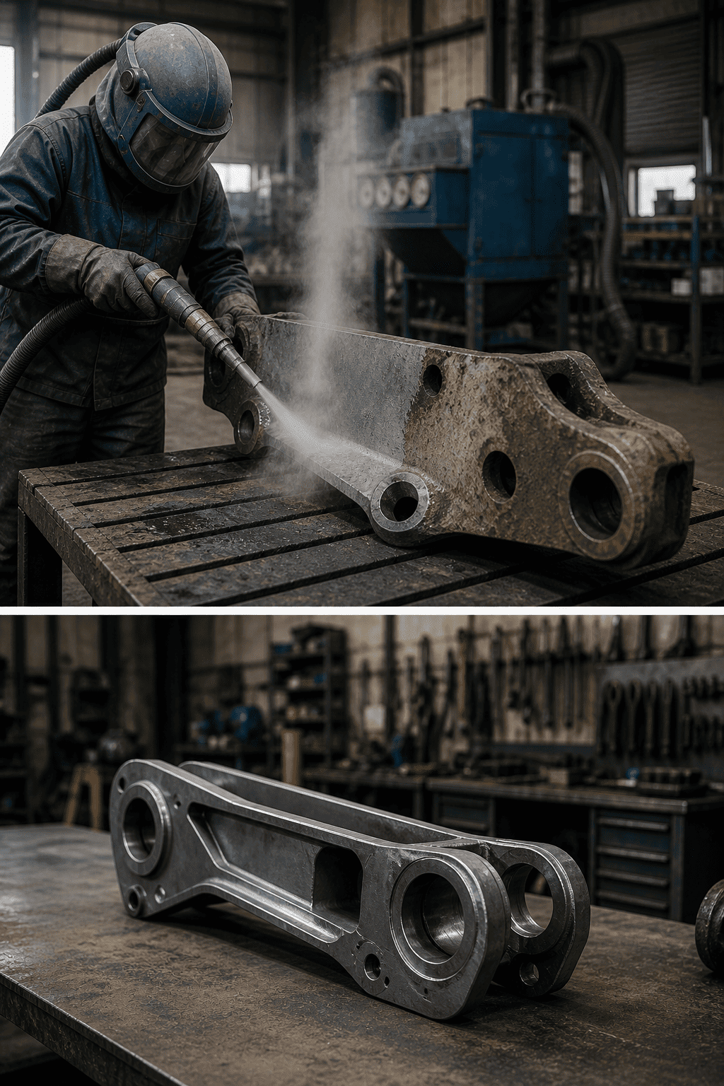 Limpieza y Recuperación - Limpieza profunda de piezas metálicas industriales